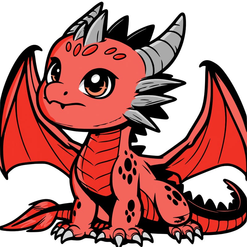 fierce baby night dragon