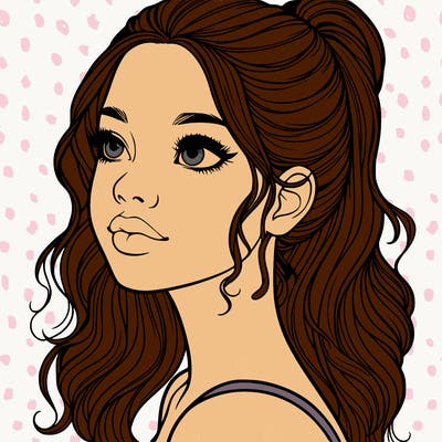 beautiful realistic girl