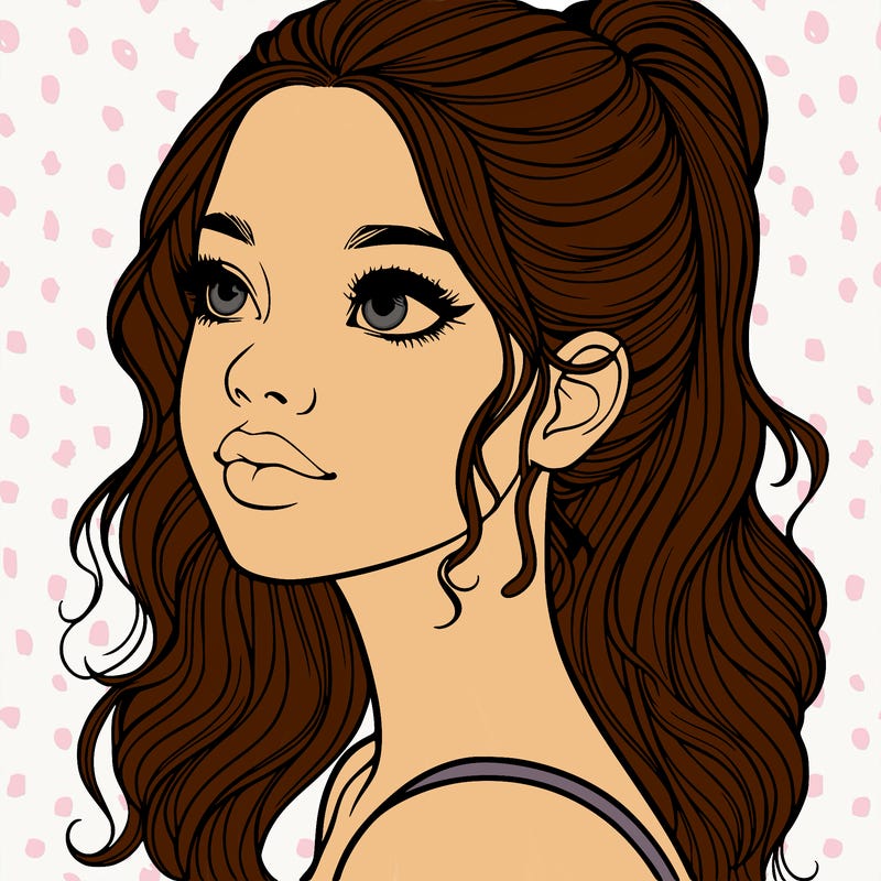 beautiful realistic girl
