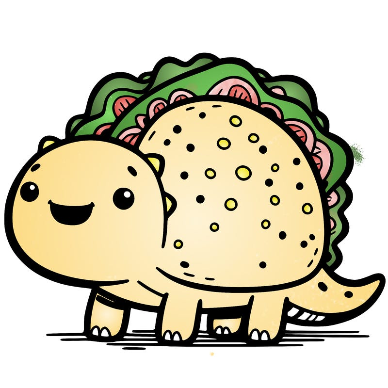taco dinosaur