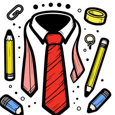 a tie