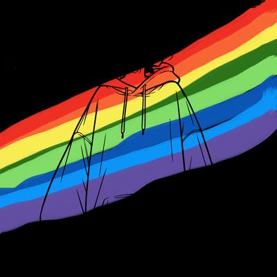 realistic girl with a oversized sweatshirt on and a bun