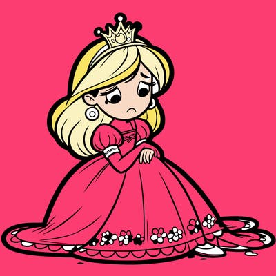sad princess