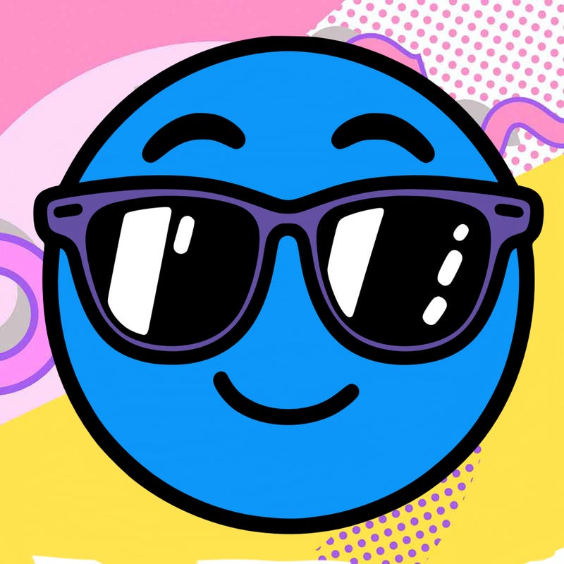 emoji with sunglasses