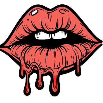 lips that look realistic and drip