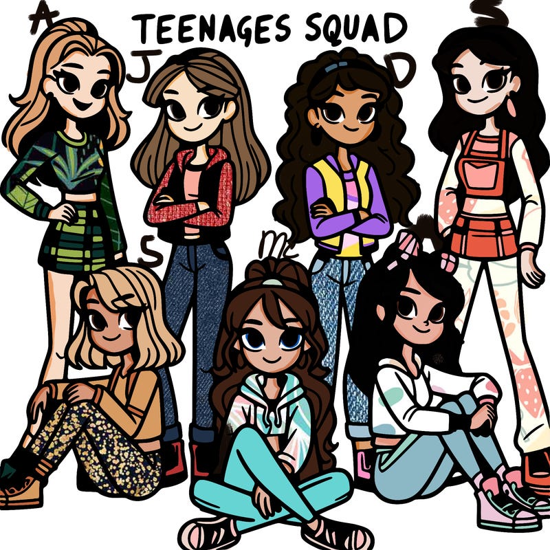 teenage girls squad