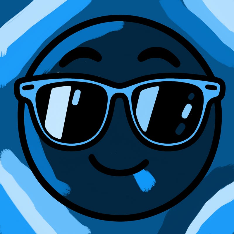 emoji with sunglasses