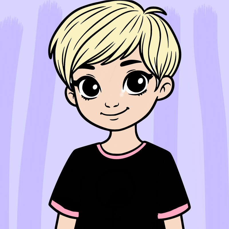 girl with pixie cut and feminist shirt