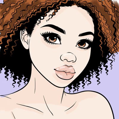 realistic black girl