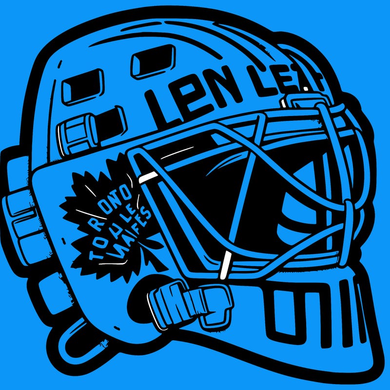 toronto maple leafs goalie helmet