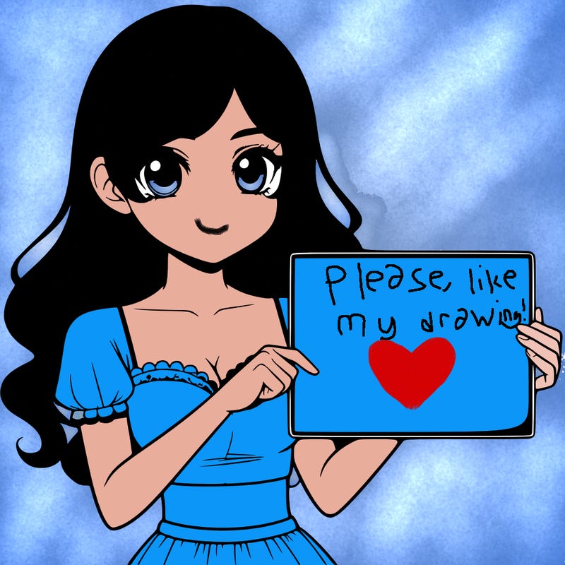 realistic pretty girl holding blank sign