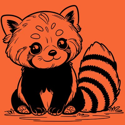 red panda