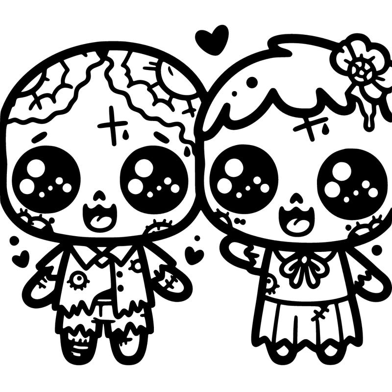 kawaii zombies