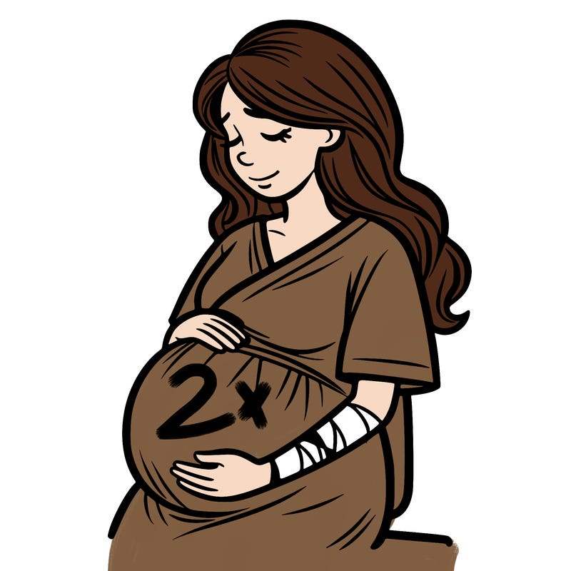 pregnant mother in labor
