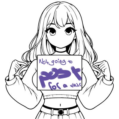 girl holding a blank sign in a long sleeve crop top