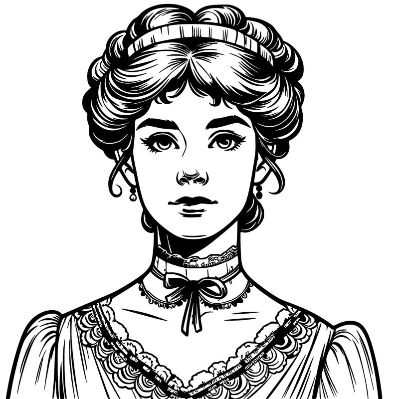 realistic victorian woman
