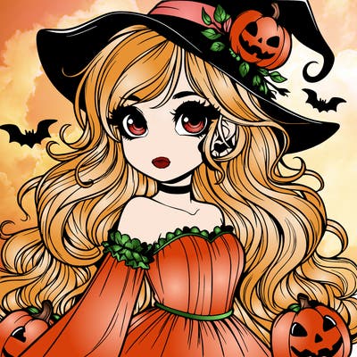 realistic girl halloween