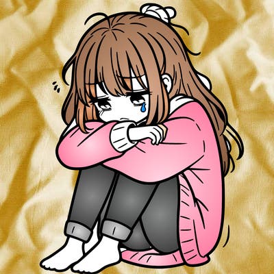 depressed girl