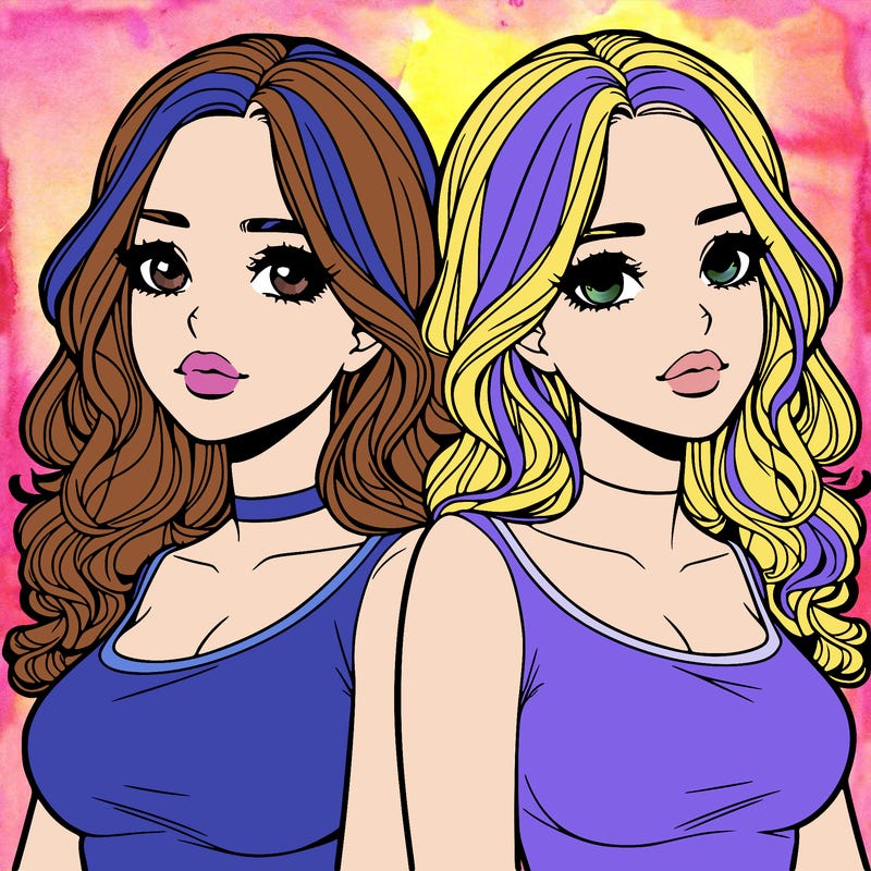 realistic twin sisters