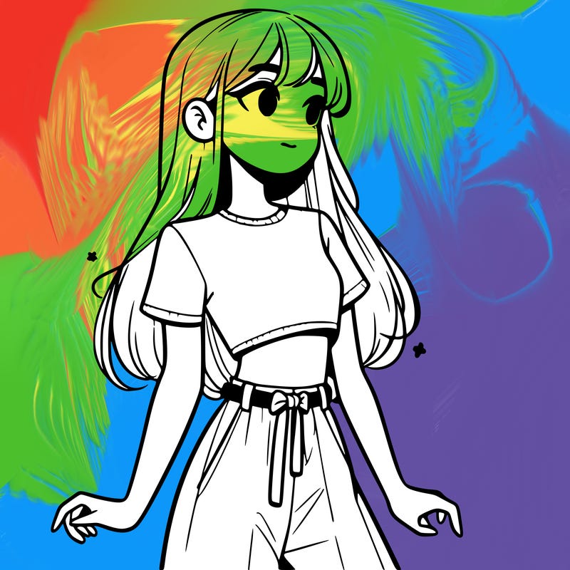 girl in a cute crop top