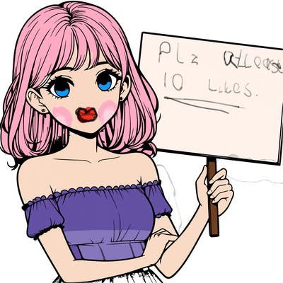 realistic pretty girl holding blank sign