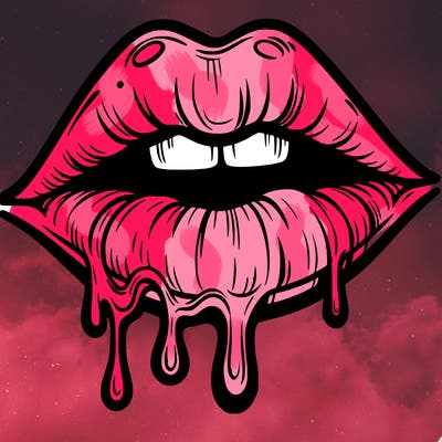 lips that look realistic and drip