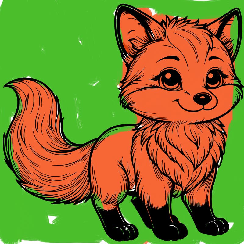 realistic fox