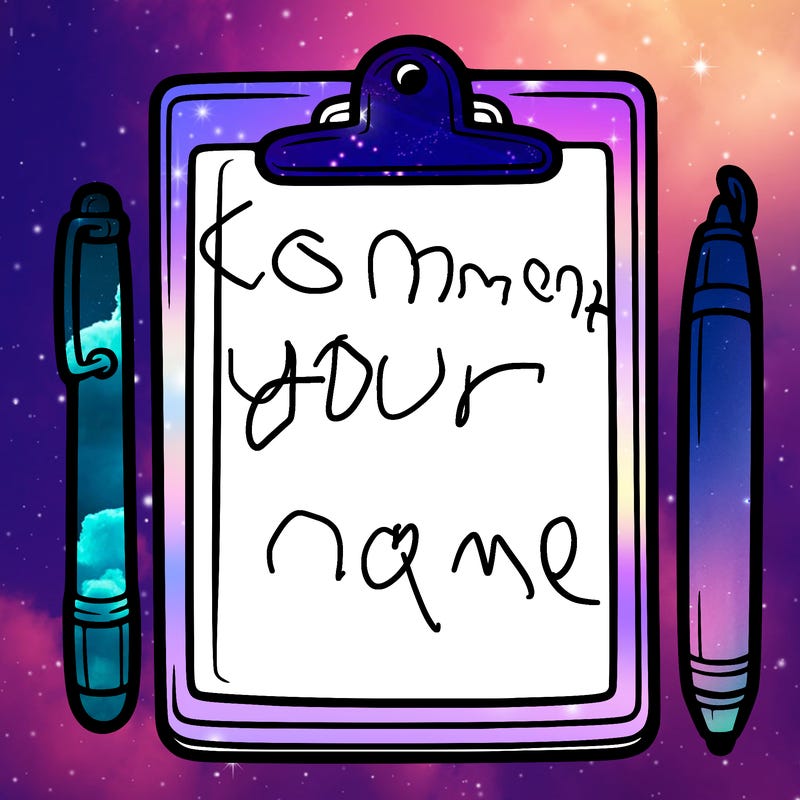 blank clip board with pen