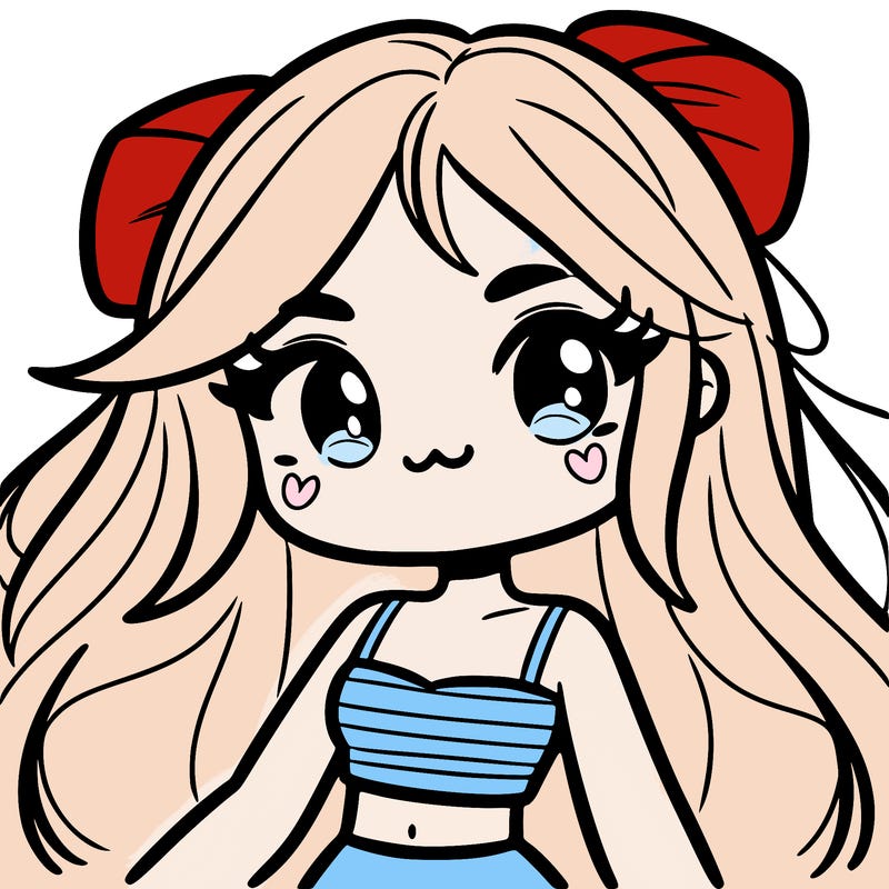 cute girl with crop top