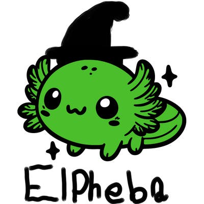 cute easy baby axolotl