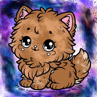 cute fluffy kitten