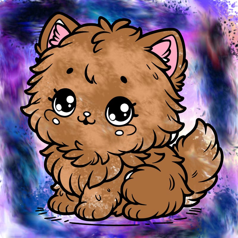 cute fluffy kitten