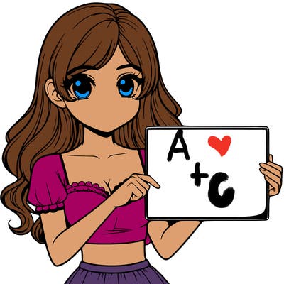 realistic pretty girl holding blank sign