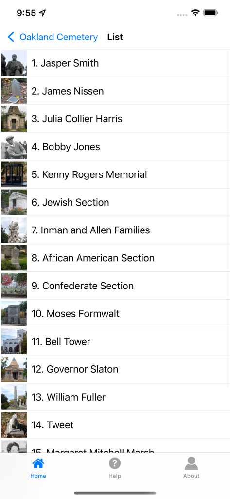 Atlanta's Oakland Cemetery - A list of historical points of interest and notable graves for a self-guided tour of Atlanta's Oakland Cemetery.