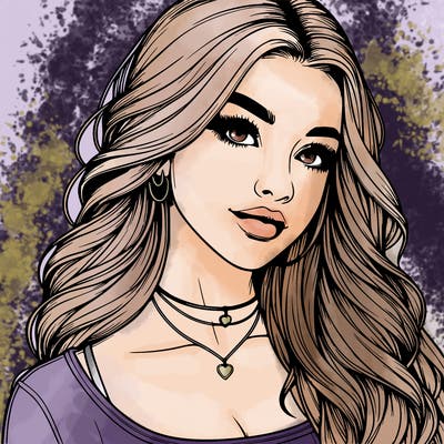 detailed realistic girl