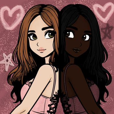 a realistic girl split