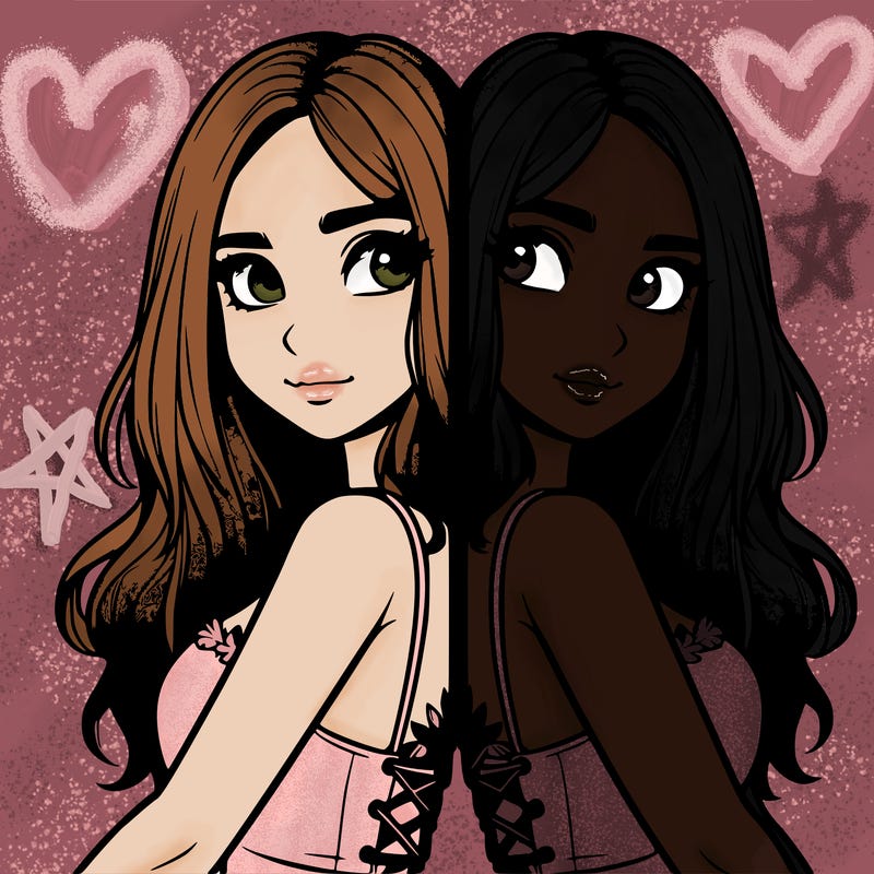 a realistic girl split