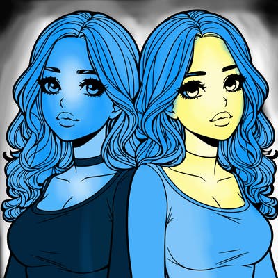 realistic twin sisters