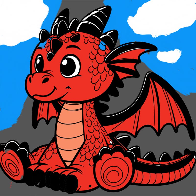 dragon plushie