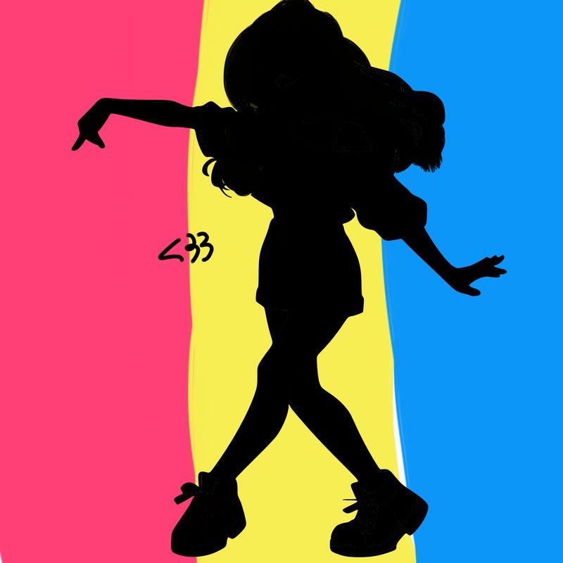 realistic girl danceing