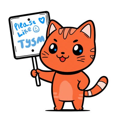 a cat holding a sign