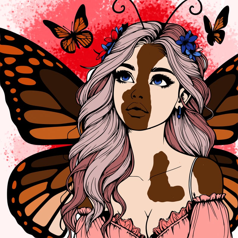 butterfly fairy realistic girl
