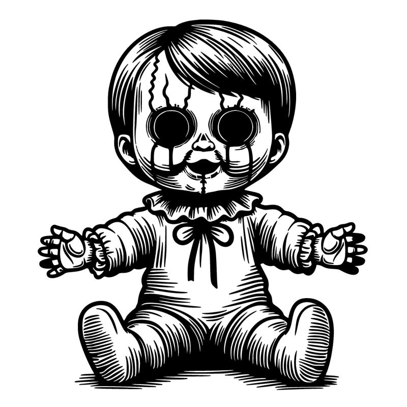 creepy doll
