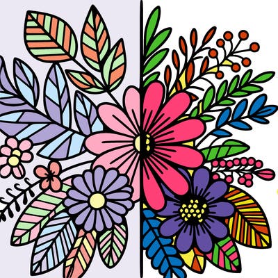 flowers split