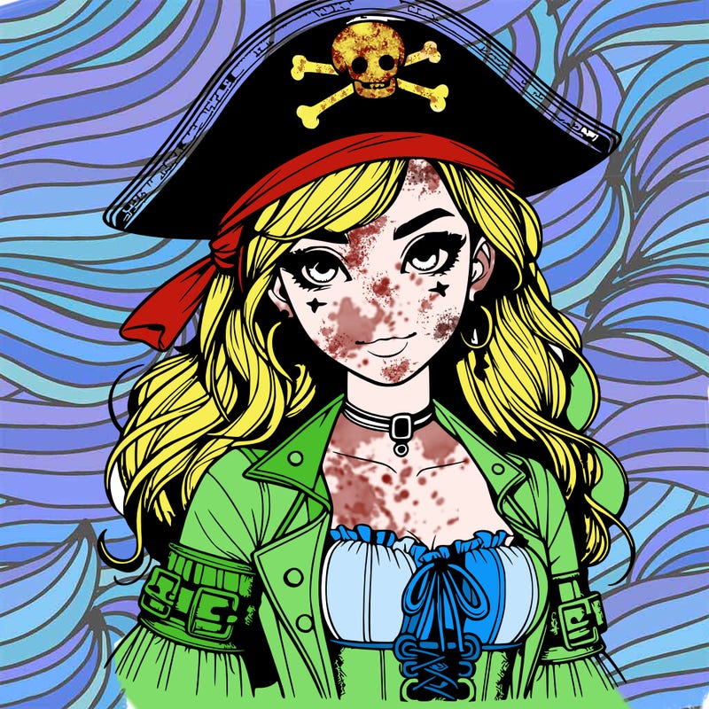 realistic pirate girl