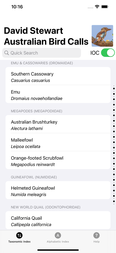 Stewart Australian Bird Calls - Reference App | MWM