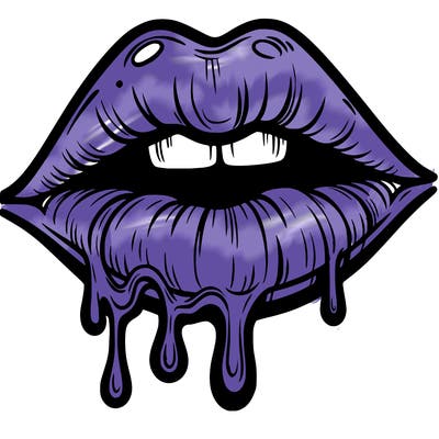 lips that look realistic and drip