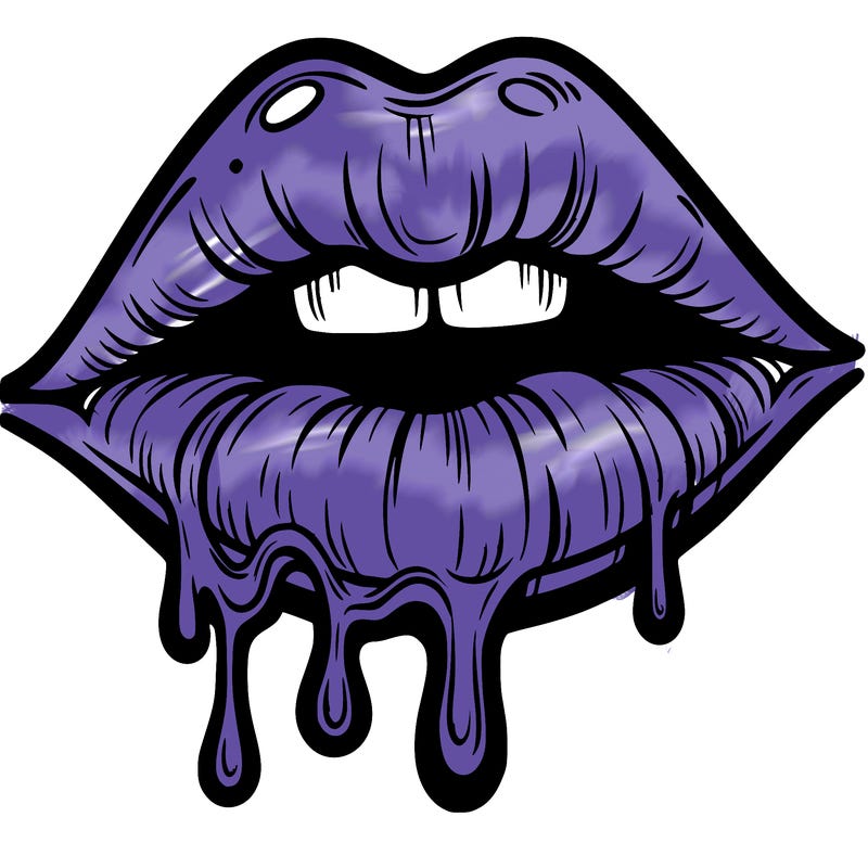 lips that look realistic and drip