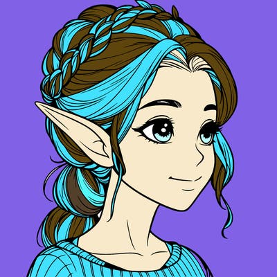 realistic girl elf