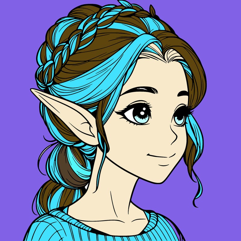 realistic girl elf